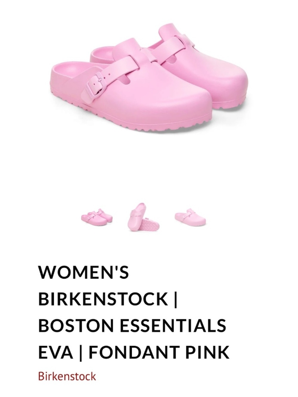 Birkenstock clogs pink